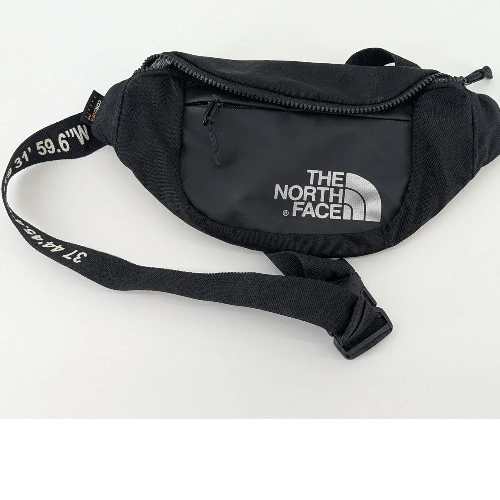 The North Face Bozer Hip Pack III Black Cordura Waist Bag Fanny Pack Coordinates
